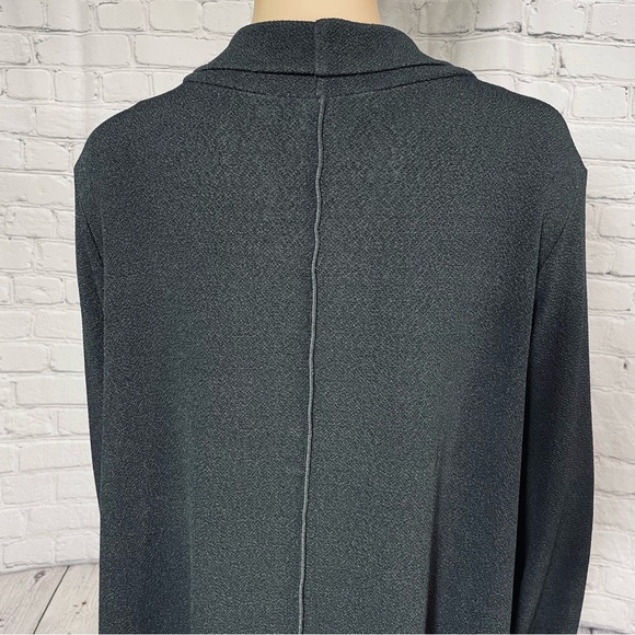 Moonlight by Y & S Black Cowl Neck Long Sleeve Dress Size L - Picture 4 of 9